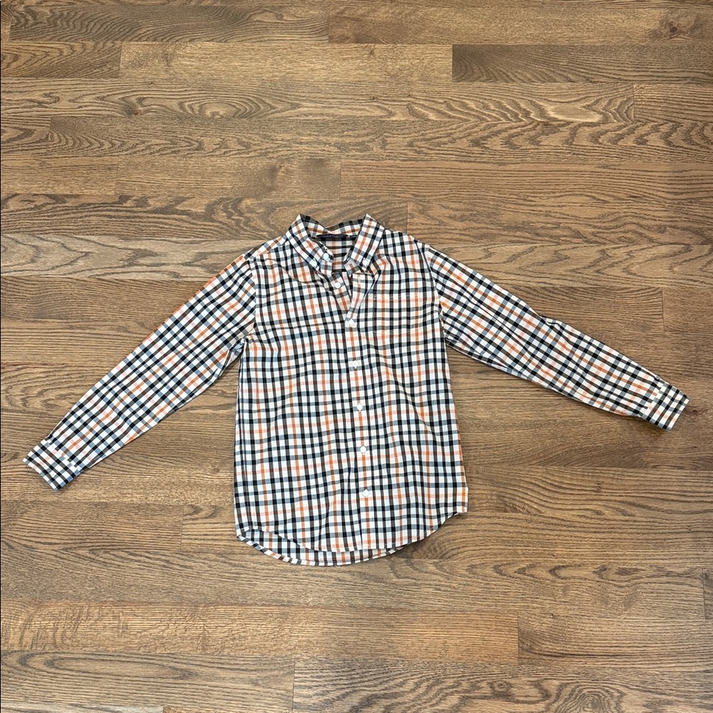 Janie and Jack Multicolor Checkered Shirt